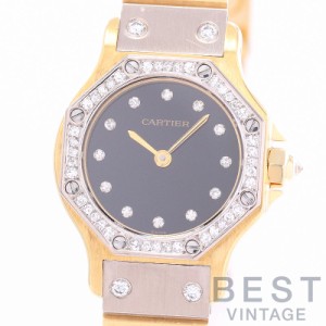 【中古】CARTIER SANTOS RONDE SMALL MODEL / SANTOS OCTAGON SMALL MODEL カルティエ サントスロンドSM / サントスオクタゴンSM 4657318