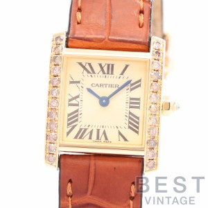 【中古】CARTIER TANK FRANCAISE WATCH SMALL MODEL カルティエ タンクフランセーズSM WE103831