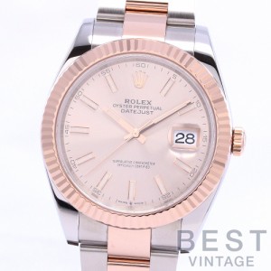 【中古】ROLEX OYSTER PERPETUAL DATE JUST 41 ロレックス オイスターパーペチュアル デイトジャスト41 126331(M126331-0009)