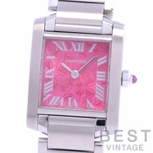 【中古】CARTIER TANK FRANCAISE SMALL MODEL 2006 CHRISTMAS LIMITED カルティエ タンクフランセーズSM 2006クリスマス限定モデル W5103