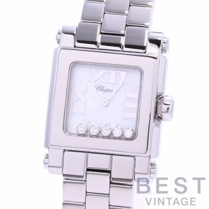 【中古】CHOPARD HAPPY SPORT SQUARE SMALL ショパール ハッピースポーツ スクエア スモール 278516-3006