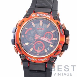 【中古】CASIO G-SHOCK 40TH ANNIVERSARY FLARE RED カシオ Gショック 40周年記念モデル フレアレッド MTG-B3000FR-1AJR