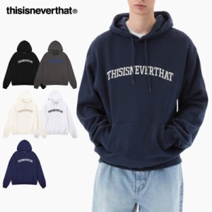 thisisneverthat ディスイズネバーザット メンズ パーカーアーチロゴ フーディ T-Logo Popover Hoodie  スウェット トップス パーカー レ