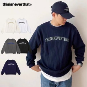 ディスイズネバーザット thisisneverthat T-ロゴ  スウェット トレーナー パーカー  メンズ T-Logo Popover Hoodie  トップス スウェット