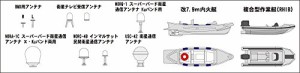 ピットロード 1/350 艦船模型用グレードアップパーツシリーズ 海自護衛艦用 グレードアップパーツセット ポリウレタン製 新型衛星アンテ