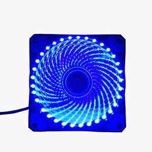 SiyuXinyi LED PCシャーシファン - グレアサイレントブルーLED冷却ファン