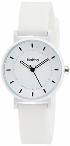 ホワイト [フィールドワーク] 腕時計 アナログ バスク シリコンベルト 白 文字盤 YM026-1 レディース ホワイト