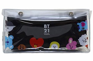 クラックス(CRUX) BT21[ペンポーチ]クリアハイペンケース/アップ LINE FRIENDS