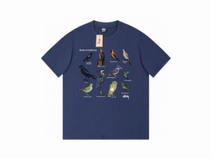 Stussy ステューシー サーフマン ヴィンテージ 半袖 Tシャツ ネイビーブルー  並行輸入品