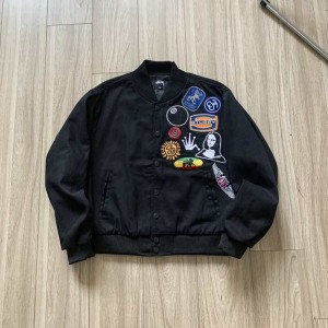 STUSSY  ステューシー23SS ベースボールジャケット 並行輸入品