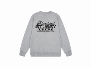 Stussyステューシー全球部落冠字母O丸首衛衣