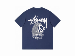 STUSSY  ステューシー Masks Tシャツ 半袖  ネイビーブルー  並行輸入品