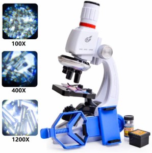 おもちゃ 顕微鏡 顕微鏡セット 初心者向け 自由研究 マイクロスコープ ミニ顕微鏡 初心者顕微鏡セット 倍率切り替え可能 小学生 進学祝い
