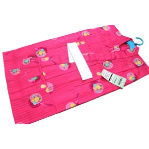 お仕立て上がり女の子浴衣-No.227（120サイズ/地色：ピンク色/7才〜8才女の子用※画像２枚目はサイズ参照用となります。）