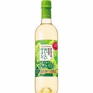 サントリー 酸化防止剤無添加のおいしいワイン 白 ペットボトル 720ml×12本 u-sa