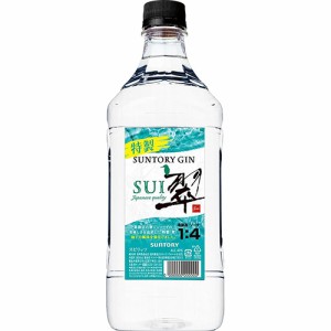 サントリー ジャパニーズジン 翠 1.8Lペットボトル 1800ml×6本 ケース u-yu