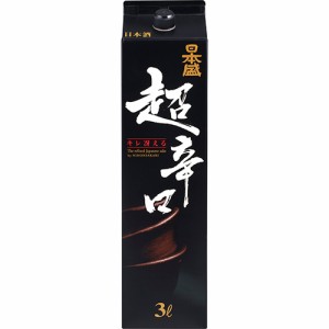 日本盛 超辛口 3Lパック 3000ml×4本 ケース 日本酒 u-yu