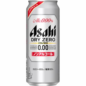 アサヒ ドライゼロ 500ml×24本 ケース ノンアルコール ロング缶 ビール u-yu