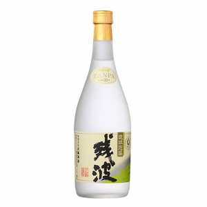 比嘉酒造 泡盛 残波ホワイト 25度 720ml×6本 u-yu