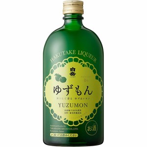 高橋酒造 白岳 ゆずもん 720ml×6本 ゆず レモン リキュール u-yu