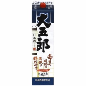 小山本家酒造 大五郎 3L パック 3000ml×4本 ケース u-yu