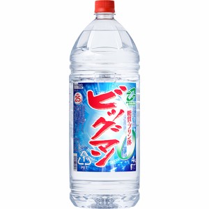 合同酒精 焼酎甲類 ビッグマン 25度 4L ペットボトル 4000ml×4本 ケース u-yu