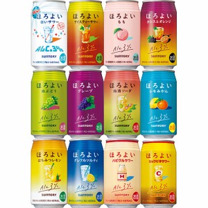 サントリー ほろよいシリーズ 350ml×12本セット 12種飲み比べ チューハイセット u-sa