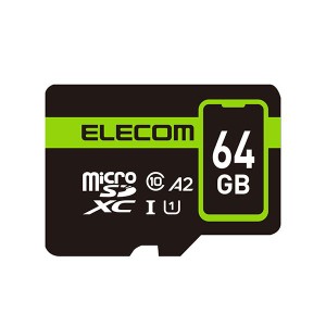 エレコム スマホ用 microSDXC メモリカード MF-SP064GU11A2R