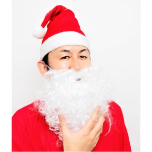 サンタさんのひげ（カール）〔クリスマス パーティ〕【代引不可】