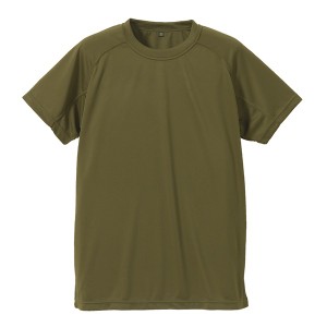J. S.D.F.（自衛隊）採用吸汗速乾半袖 Tシャツ 【同色2枚SET】 L オリーブグリーン
