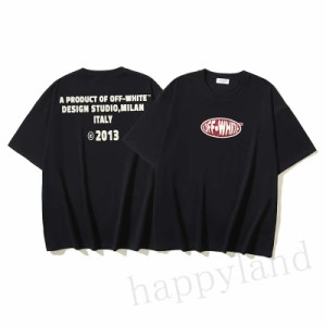 オフホワイト Tシャツ メンズ OFF WHITE 半袖 Tシャツ トップス カットソー ビッグtシャツ メンズTシャツ アウトドア レディース スポー