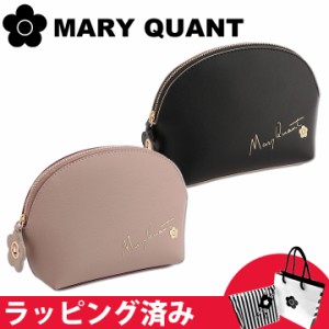 マリークワント マリクワ ポーチ 化粧ポーチ ラウンドポーチL ギフト レディース フリップサイドデイジー MARY QUANT