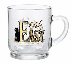 Take it easy アデリア ガラス マグ 300ml メッセージグラスギフト タイクイットイージー マグカップ 日本製 2981