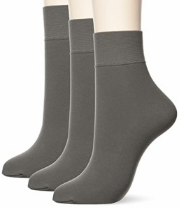 ヘイズグレー_22.0-25.0 cm [アツギ] ストッキング SOCKS二重編み くるぶし丈 クチゴムゆったり FS5222 レディース ヘイズグレー 22~25cm