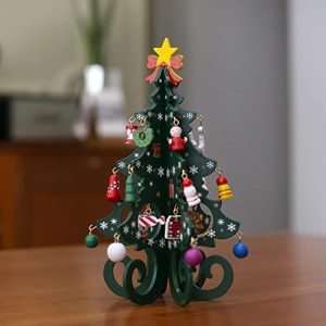 【2023クリスマスツリー】クリスマス 飾り クリスマスツリー 卓上インテリア おしゃれ 手作り 組み立て テーブル 装飾 クリスマスプレゼ