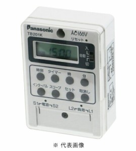 タイマー タイムスイッチ パナソニック TB201K ボックス型電子式タイマー 在庫有り 24時間式 AC100V 1回路型 同一回路