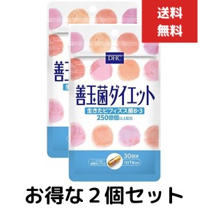 DHC 善玉菌ダイエット 30日分 30粒　２個セット ディーエイチシー サプリメント ビフィズス菌 ラクチュロース 健康食品 粒タイプ