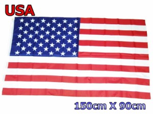 アメリカ 国旗 大型フラッグ 150cmX90cm 4号サイズ 星条旗 米国旗 USA