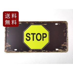 アメリカン道路標識STOP大ドライガーデン　ガレージ　PCフェンス雑貨ハーレー アメリカン道路標識STOP大ドライガーデン ガレージ PCフェンス
