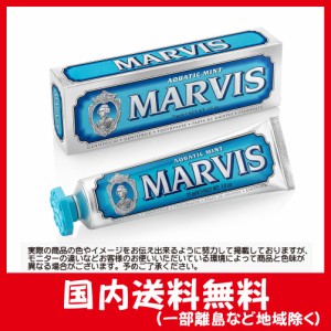 MARVIS(マービス) アクアティック・ミント 歯磨き粉 フレッシュなクールミント味 オーラルケア イタリア製 75ml