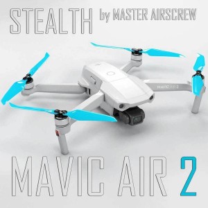 MA DJI Mavic Air 2用 STEALTHアップグレード・プロペラ  7.4x3.9  (ブルー）4本セット MA.MA27439FL4【メール便可】