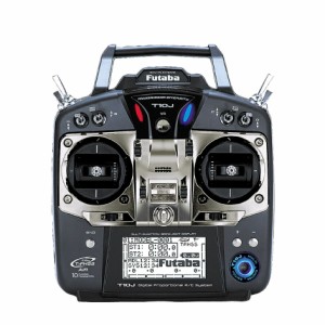 フタバ 10J （10ch-2.4GHz T-FHSS AIRモデル）飛行機用　WレシーバーT/Rセット (モード1) 00008672-3　受信機R3008SBx2個付属　双葉電子