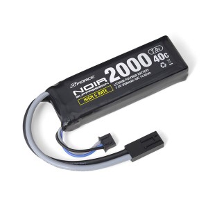 G-FORCE Noir Suppression LiPo 7.4V 2000mAh 40C   ミニS互換サイズ GFG934