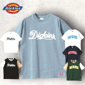 【Dickies】 DICKIES Tシャツ ロゴプリント コットン 綿 100% ６カラー ワーク ストリート ブランド メンズ レディース ユニセックス デ
