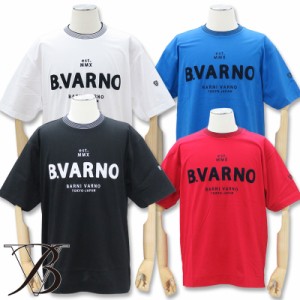 バーニヴァーノ BVロゴ サガラ 刺しゅう 天竺 半袖Tシャツ L サイズ 白 01 黒 09 赤 45 青 65 BARNI VARNO BSS-NTH5037 ホワイト ブラッ