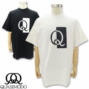 カジモド  半袖 Tシャツ XXLサイズ qm-S21-001 白 黒 ブラック ホワイト  QUASIMODO