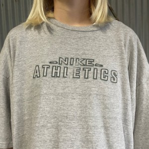 90年代 NIKE ナイキ フロントロゴプリント Tシャツ メンズXL 【古着】【中古】