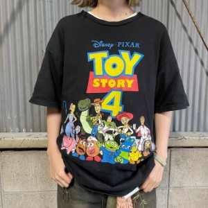 Disney ディズニー PIXAR ピクサー TOY STORY4 トイストーリー4 キャラクタープリントTシャツ  メンズL 【古着】【中古】