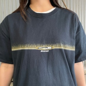 HAWAII サーフ ロゴプリントTシャツ メンズL 【古着】【中古】