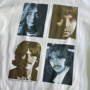 90年代 THE BEATLES ビートルズ バックプリント バンドTシャツ  メンズXL相当 【古着】【中古】